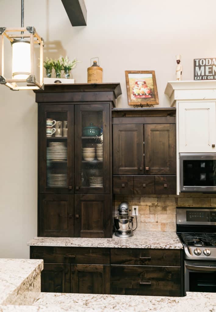 A Closer Look At Stunning Two-Toned Cabinets