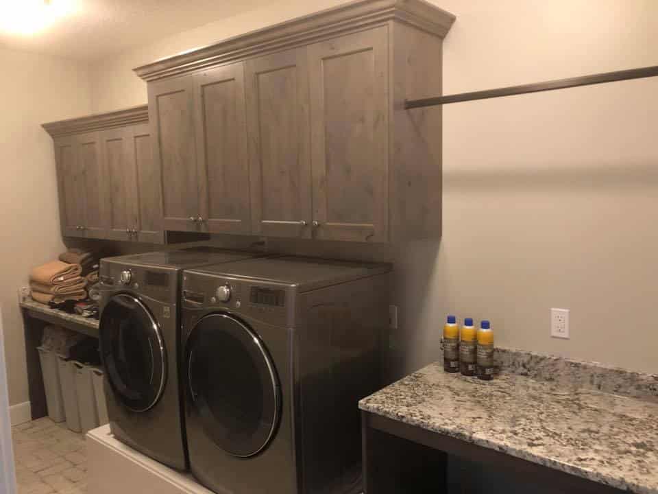 Laundry room cabinet questions
