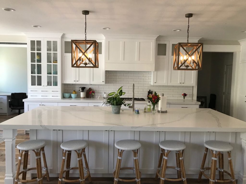 white kitchen Custom Cabinets In Riverdale, UT