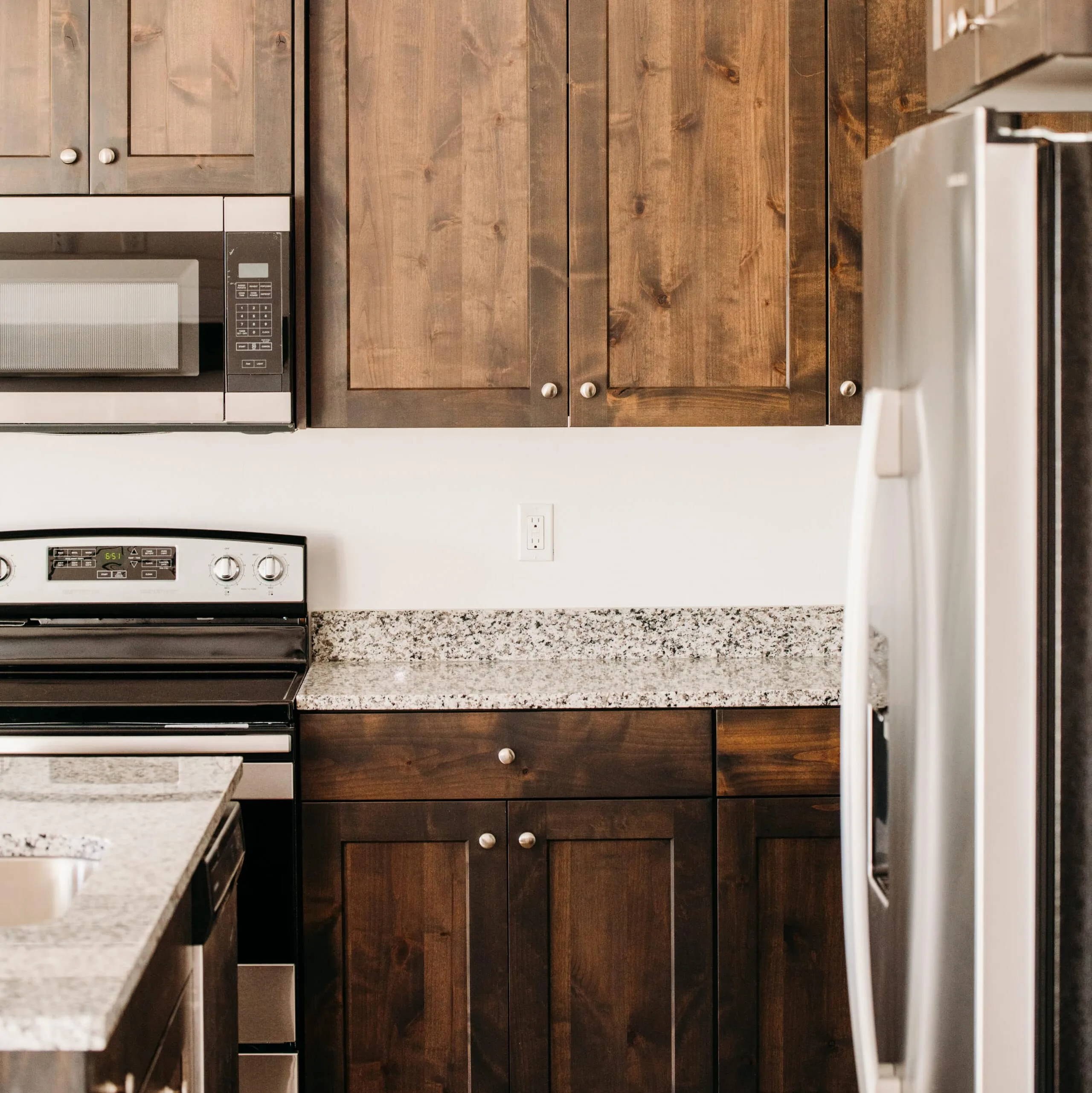 refinishing cabinets to give them an upgrade